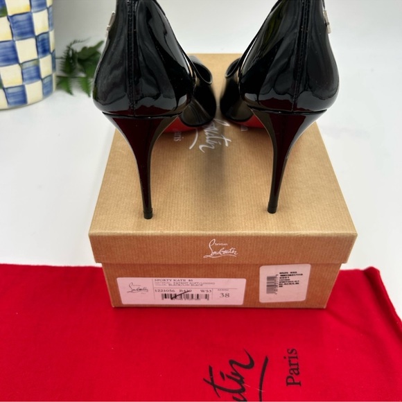 Christian Louboutin Black Patent Leather Heels